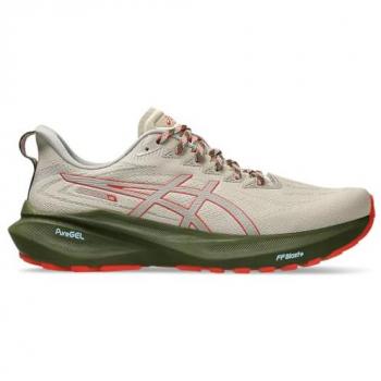 Modèle GT‑2000 13 TR d’ASICS – couleurs beige, rouge, vert – 48