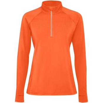 Corporate Gift Estambul Fire Orange Women's Sweatshirt – Half Zip, Size S