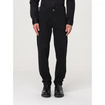 RE-HASH Men's Black Casual Pants