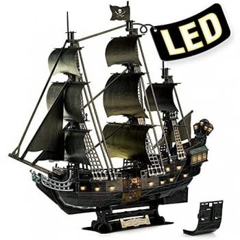 Halloween Pirate Ship 3D Decor