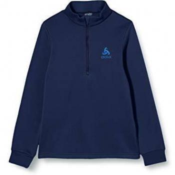 Odlo Midlayer Carve Warm Pull Mixte Enfant, Diving Navy, FR : XXS