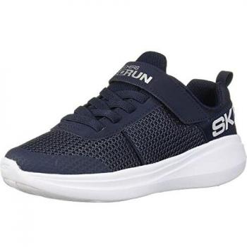 Skechers Junior Go Run Fast Tharo Casual Sneaker – Navy mit weißem Aufdruck – EU 31