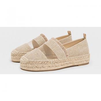 Woman’s Beach Banquet Canvas Fisherman Flats (Luxury Brand, Sizes 34-41)