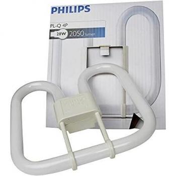 Philips Kompaktleuchtstofflampe Master PL-Q 4P 28W 827 Warmweiß 2700K GR10Q