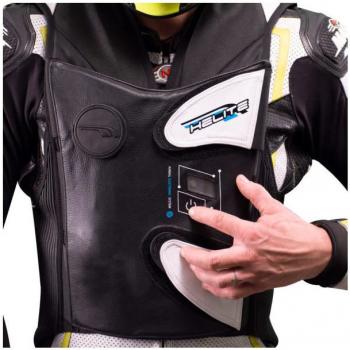 Gilet Helite e-GP Air Nero-Bianco