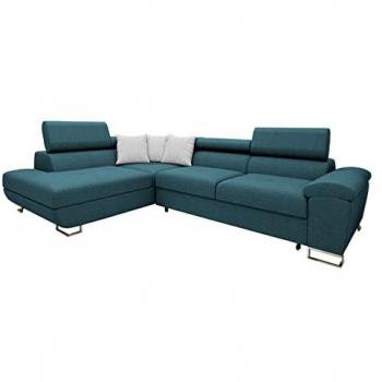 Premium Ecksofa Alvin mit Schlafoption und Stauraum
