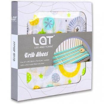 Couvre-matelas en mousseline pour lit d'enfant 70*130 cm