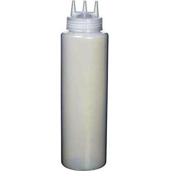 Vogue 3 Nozzle Clear Squeeze Bottle 36oz CW726