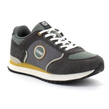 Zapatillas Colmar Travis en Color Gris Salvia y Ocre