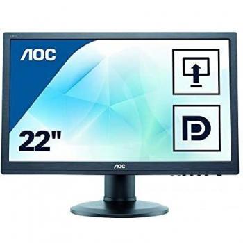 AOC e2260Pq/BK Monitor 22, Nero