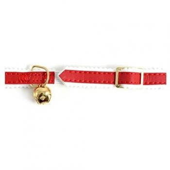 Set of 3 Safety Elastic Cat Collars in Reflective Red