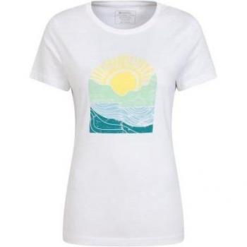 Blusa orgánica “Lost Never Sunrise” 14 UK, blanco
