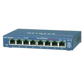 Switch 8 Porte Fast Ethernet Netgear