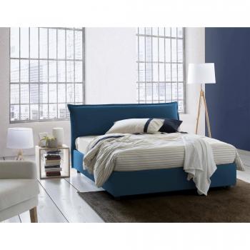 Talamo Italia Letto Matrimoniale Contenitore Blu 160x200 cm