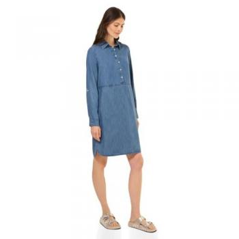 CECIL Unifarbenes Midikleid für Damen