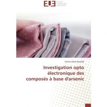 Investigation opto électronique des composés à base d'arsenic
