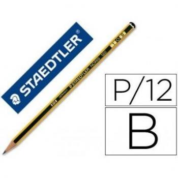 Lapices de grafito Staedtler n.1 B (12 unidades)