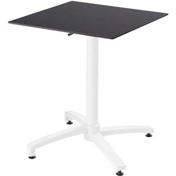 Table inclinable 60 x 60 cm stratifiée noire