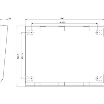 Accessori Rack Tettoia SARE Schneider Electric Grigio