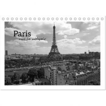 Paris vive la métropole (Tischkalender 2024 DIN A5 quer) CALVENDO Monatskalender