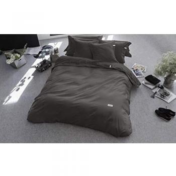 Funda nórdica de algodón 200 hilos PURE antracita 140x200cm Guy Laroche