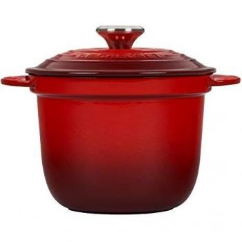 Le Creuset Cocotte Every 18 cm – Gusseisenbräter mit Poteriedeckel, 2 l, rot