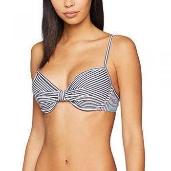 ESPRIT Damen Push up Bikinioberteil Clearwater Beach, Blau