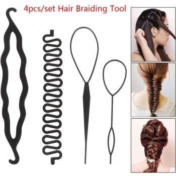 Schwarze Magie Haar Styling Werkzeug 4 Teile/Satz