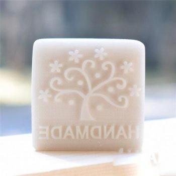 1Pcs Lucky Tree and Flower Soap Stamp