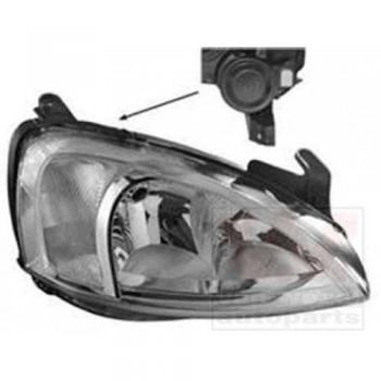 Phare avant droit type Valeo pour Opel Corsa C Van Wezel