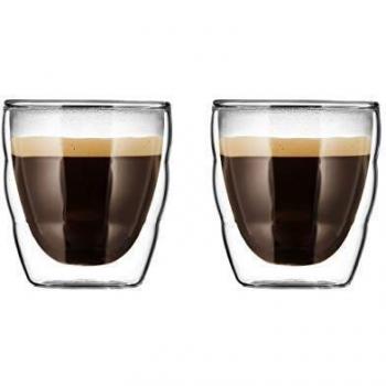 Bodum set de vasos térmicos, 0.08 litros, 2 piezas