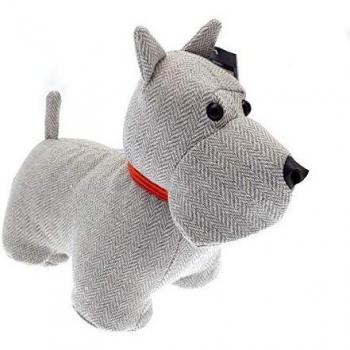Grey Dog Door Stop