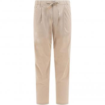 Slim Beige Drawstring Trousers for Men – Medium (PT000077U12691Z1985)