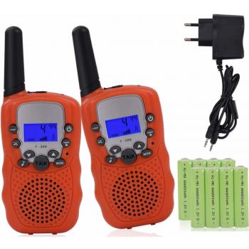 MiaVOGO Explorer KidsSet – PMR Funkgeräte in Orange, 3 km Reichweite