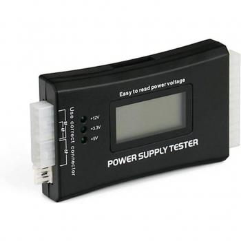 LCD Netzteil Testgerät 20 + 4 Pin für ATX, ITX, BTX, PCI-E, SATA, HDD