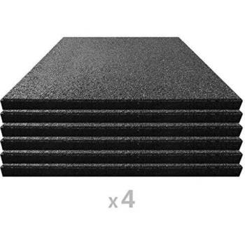 VidaXL 24 pcs Rubber Fall Protection Tiles