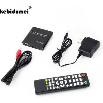 Kebidumei Mini USB External HDD Player with Card Reader