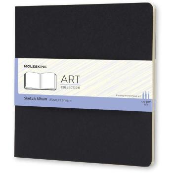 Álbum de Bocetos Cuadrado blanda Moleskine negro.