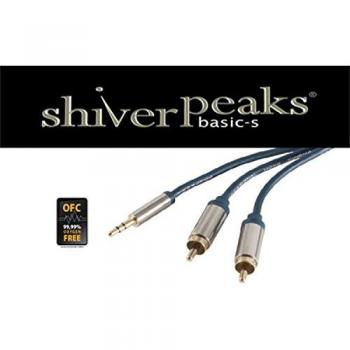 ShiverPro Dual‑RCA 3,5 mm Klinken‑Kabel (1,5 m)