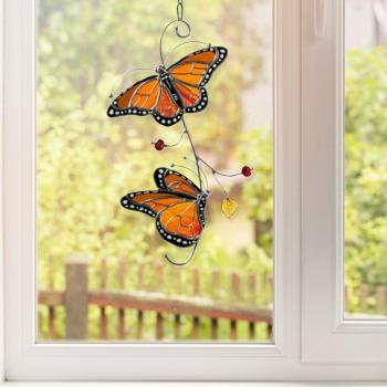 Decoratieve Metalen Vlinder Windgong