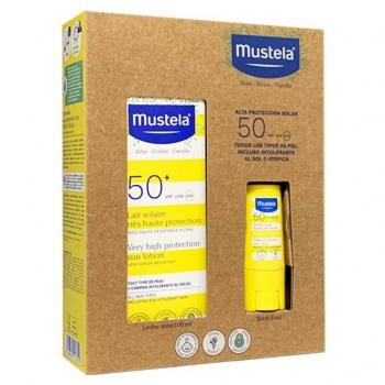 Mustela Sonnenmilch Duo 100 ml + Schutzstick SP50 9 ml