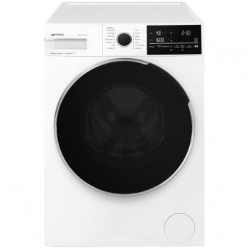 Smeg Lavasciuga Libera Installazione 10/6Kg 1400 Giri Carico Variabile Motore Inverter Bianco e Nero