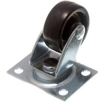 Professional Series Castors with Single Wheel Swivel Plate Fix