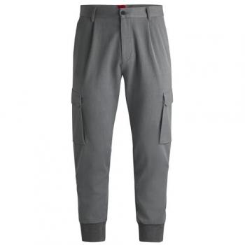 HUGO Herren Cargohose in Anthrazit, Größe 52