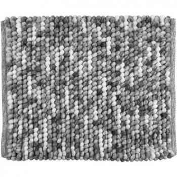 Sable Urbain Tapis de Bain Urdu – 55x65 cm, Gris