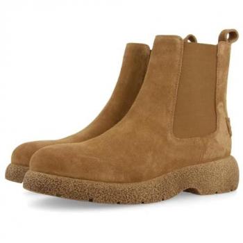 Botas Chelsea Gioseppo de Piel Serraje con Plantilla Acolchada