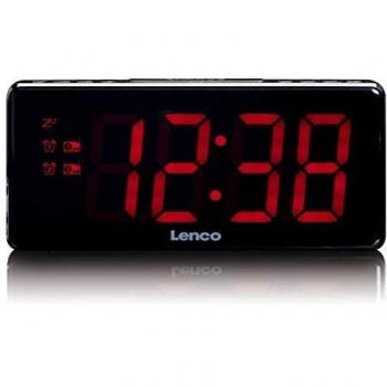 Lenco Radiowecker CR-30 mit 3 Zoll Farb-Display Schwarz