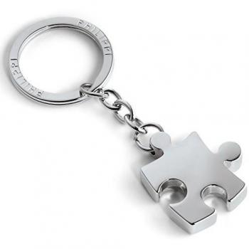 Philippi Premium Nickel Puzzle Schlüsselanhänger, hochglänzend