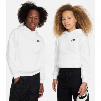 Club Unisex Nike Sudaderas Blanco para Foot Locker Talla: 128-137 CM