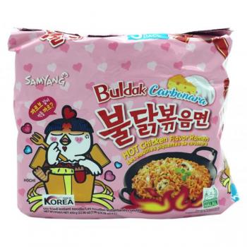 Samyang Carbo Hot Chicken Flavour Ramen, 130g (4 Packungen)